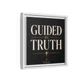 Guided by Truth Matte Framed Canvas Wall Art