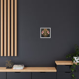 Matte Canvas: Lionheart England Crest Wall Art — Framed Union Jack Shield Print