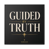 Guided by Truth Matte Framed Canvas Wall Art