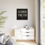 Guided by Truth Matte Framed Canvas Wall Art