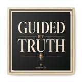 Guided by Truth Matte Framed Canvas Wall Art