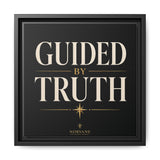 Guided by Truth Matte Framed Canvas Wall Art