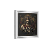 King of Kings Matte Canvas Print (Framed) — Religious Jesus Wall Art