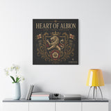 Heart of Albion Matte Canvas Wall Art — Lion Crest Stretched Canvas