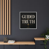 Guided by Truth Matte Framed Canvas Wall Art