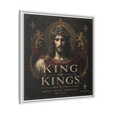 King of Kings Matte Canvas Print (Framed) — Religious Jesus Wall Art