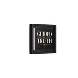 Guided by Truth Matte Framed Canvas Wall Art