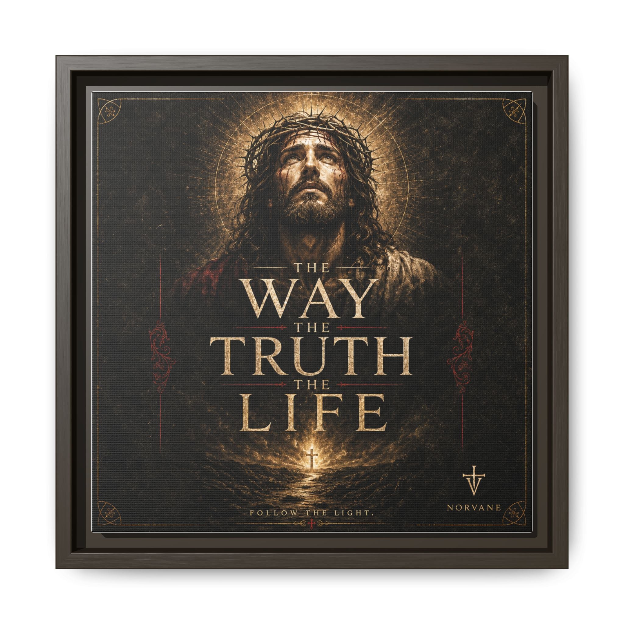 Norvane The Way The Truth The Life Framed Canvas – Christian Wall Art
