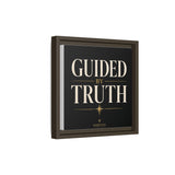 Guided by Truth Matte Framed Canvas Wall Art