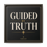 Guided by Truth Matte Framed Canvas Wall Art