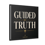 Guided by Truth Matte Framed Canvas Wall Art