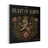 Heart of Albion Matte Canvas Wall Art — Lion Crest Stretched Canvas