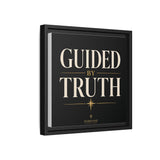 Guided by Truth Matte Framed Canvas Wall Art