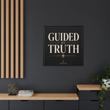 Guided by Truth Matte Framed Canvas Wall Art