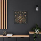 Heart of Albion Matte Canvas Wall Art — Lion Crest Stretched Canvas