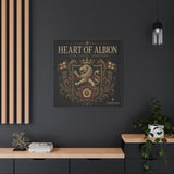 Heart of Albion Matte Canvas Wall Art — Lion Crest Stretched Canvas