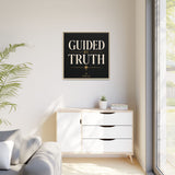 Guided by Truth Matte Framed Canvas Wall Art