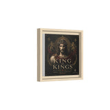 King of Kings Matte Canvas Print (Framed) — Religious Jesus Wall Art