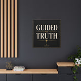 Guided by Truth Matte Framed Canvas Wall Art