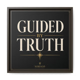 Guided by Truth Matte Framed Canvas Wall Art