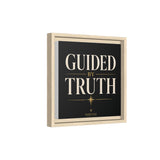 Guided by Truth Matte Framed Canvas Wall Art