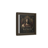King of Kings Matte Canvas Print (Framed) — Religious Jesus Wall Art