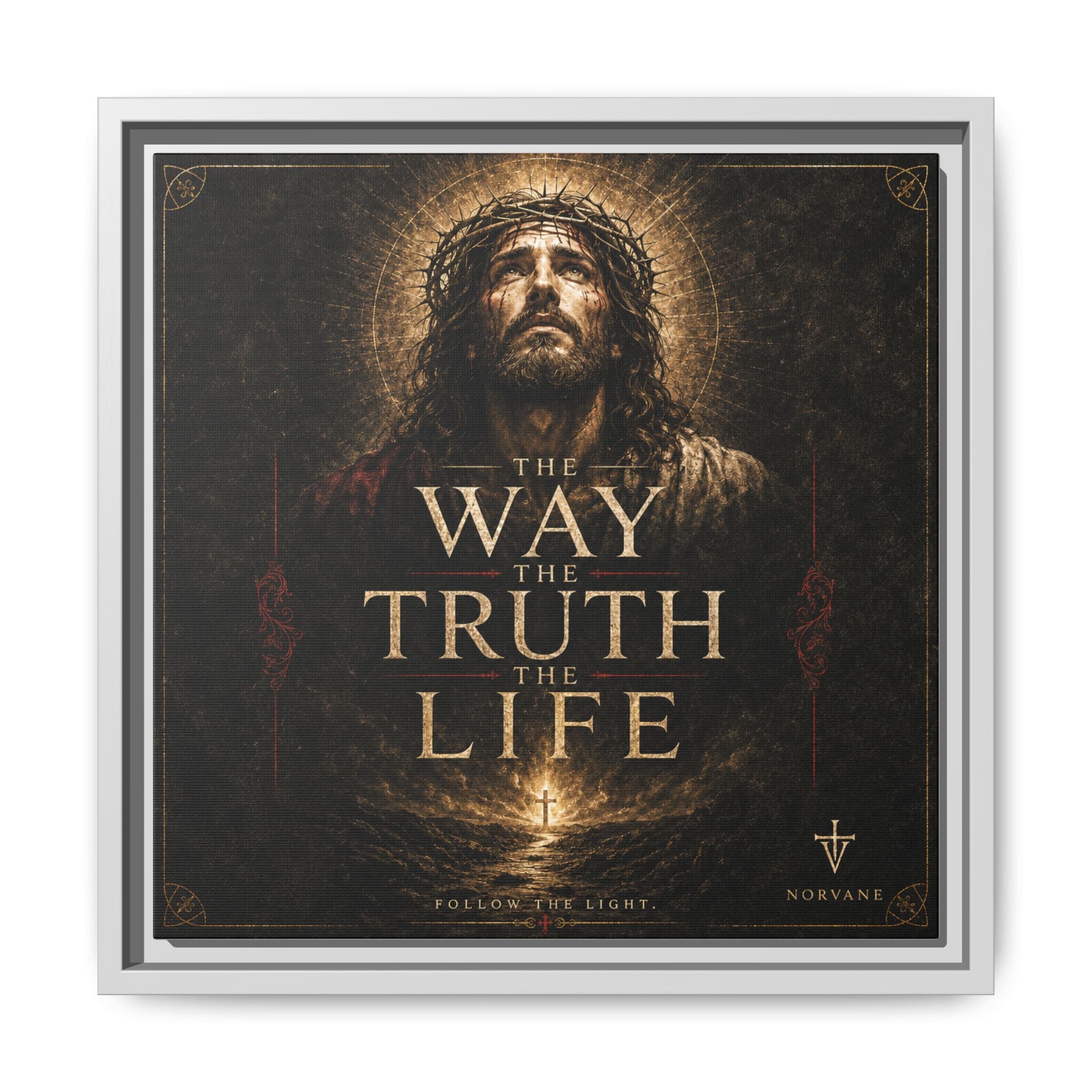 Norvane The Way The Truth The Life Framed Canvas – Christian Wall Art