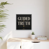 Guided by Truth Matte Framed Canvas Wall Art