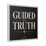 Guided by Truth Matte Framed Canvas Wall Art