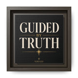 Guided by Truth Matte Framed Canvas Wall Art