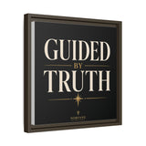 Guided by Truth Matte Framed Canvas Wall Art