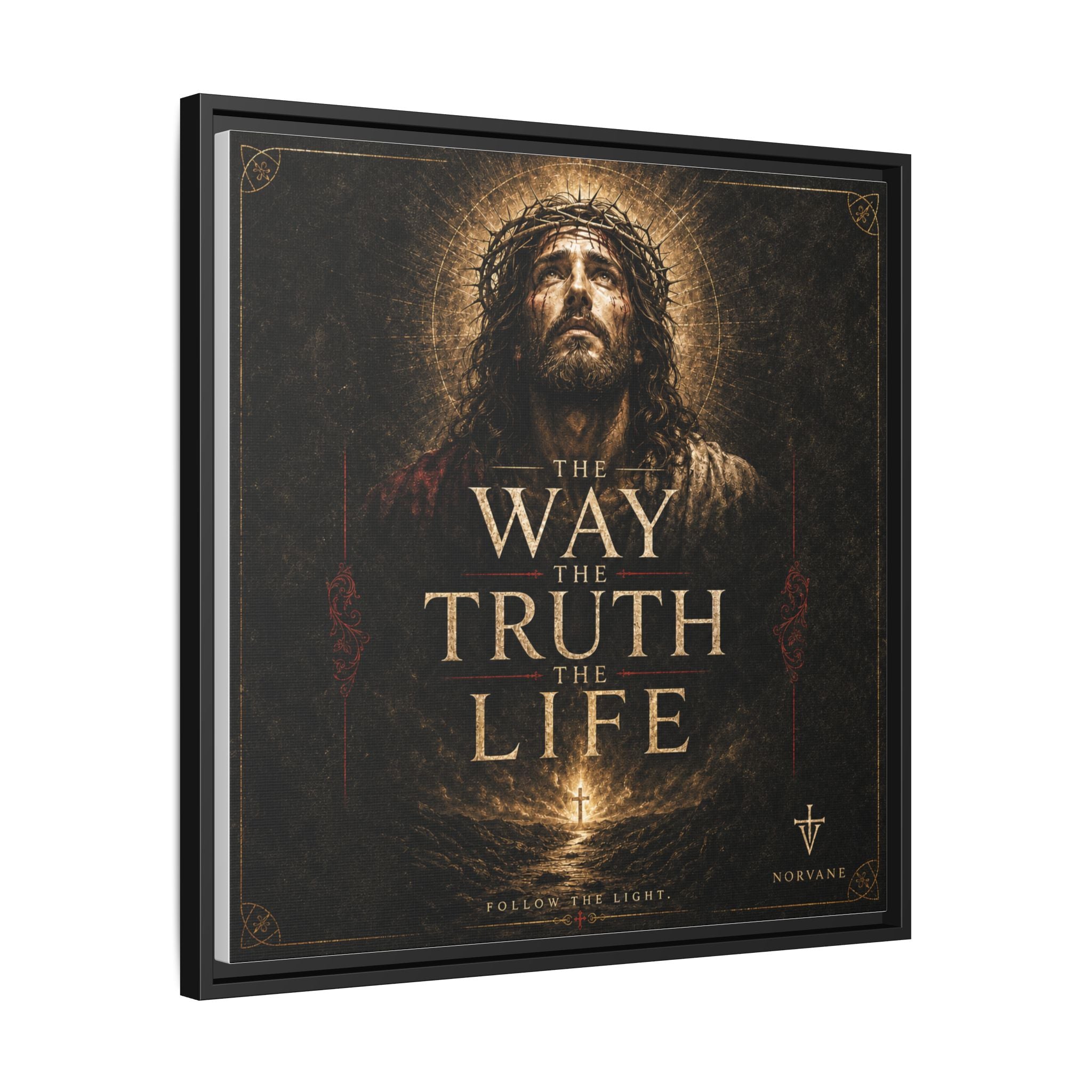 Norvane The Way The Truth The Life Framed Canvas – Christian Wall Art
