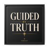 Guided by Truth Matte Framed Canvas Wall Art