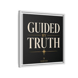 Guided by Truth Matte Framed Canvas Wall Art