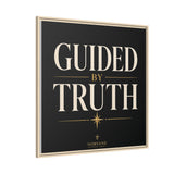Guided by Truth Matte Framed Canvas Wall Art
