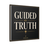 Guided by Truth Matte Framed Canvas Wall Art