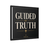 Guided by Truth Matte Framed Canvas Wall Art
