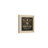American Heritage Matte Canvas Print — Patriotic Eagle Framed Wall Art Canvas Printify 