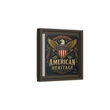 American Heritage Matte Canvas Print — Patriotic Eagle Framed Wall Art Canvas Printify 