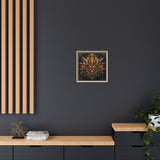 Britannia Lion Framed Canvas Wall Art — Union Jack Crest, 'Britannia • Unity • Pride' Canvas Printify 