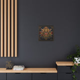 Britannia Lion Framed Canvas Wall Art — Union Jack Crest, 'Britannia • Unity • Pride' Canvas Printify 