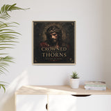Framed Matte Canvas - "Crowned with Thorns" Religious Wall Art Canvas Printify 