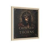 Framed Matte Canvas - "Crowned with Thorns" Religious Wall Art Canvas Printify 