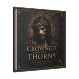 Framed Matte Canvas - "Crowned with Thorns" Religious Wall Art Canvas Printify 