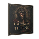 Framed Matte Canvas - "Crowned with Thorns" Religious Wall Art Canvas Printify 