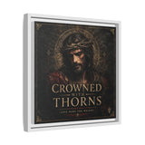 Framed Matte Canvas - "Crowned with Thorns" Religious Wall Art Canvas Printify 