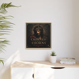 Framed Matte Canvas - "Crowned with Thorns" Religious Wall Art Canvas Printify 