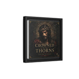 Framed Matte Canvas - "Crowned with Thorns" Religious Wall Art Canvas Printify 