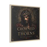 Framed Matte Canvas - "Crowned with Thorns" Religious Wall Art Canvas Printify 