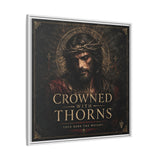 Framed Matte Canvas - "Crowned with Thorns" Religious Wall Art Canvas Printify 